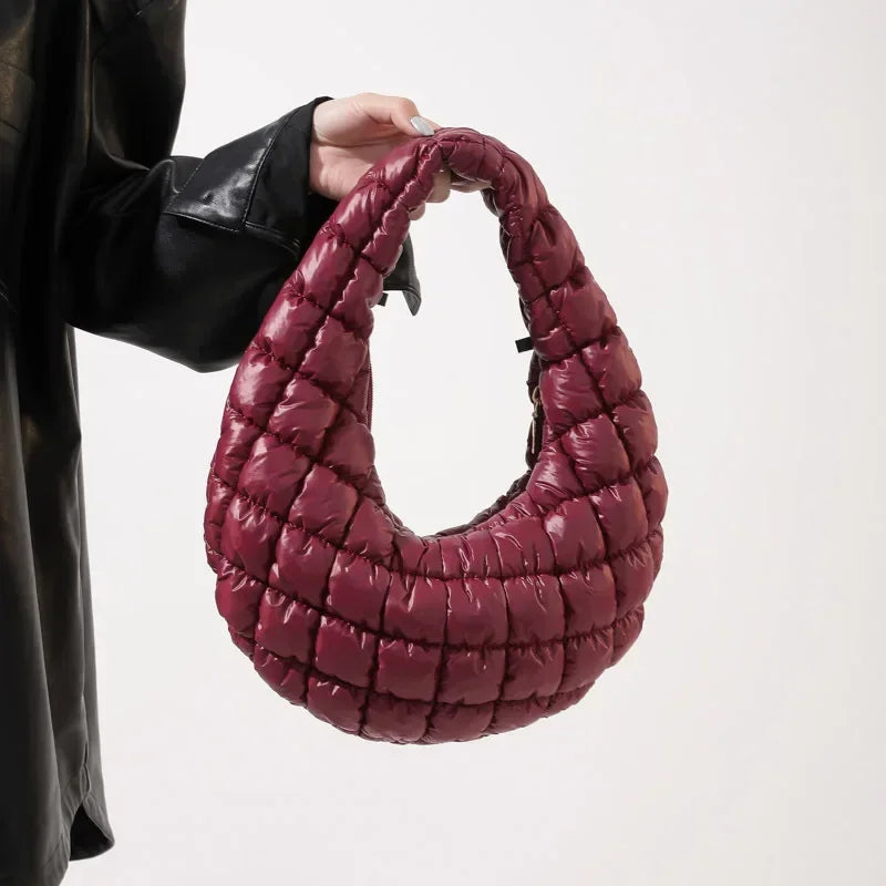 Quilted Embroidered Women's Bag
