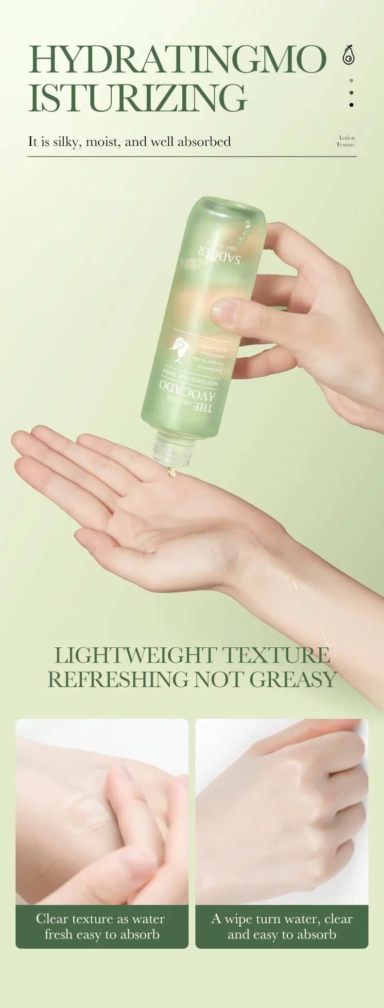 Avocado 6-In-1 Skin Care Set