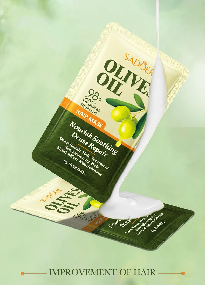 Olive Oil Collagen Hair Mask "1/2Bags"
