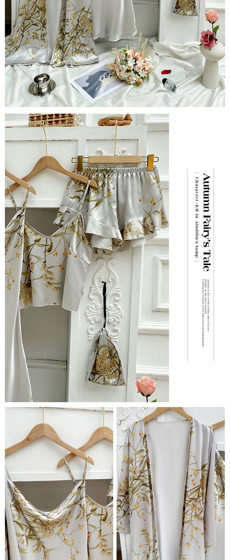 Women Robe Set "4PC"