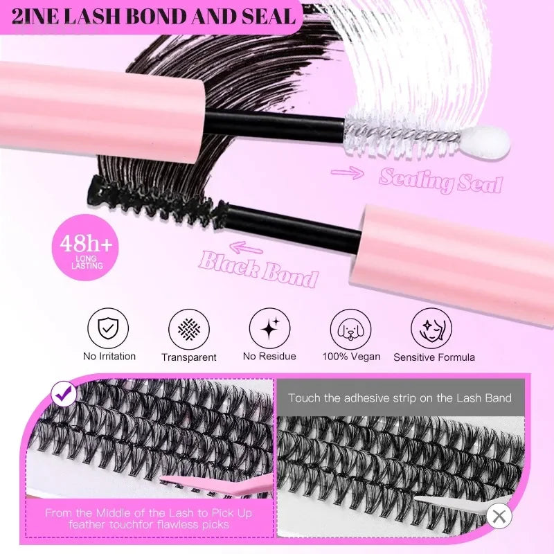 Lash Bond and Eyelash Seal Clusters Kit