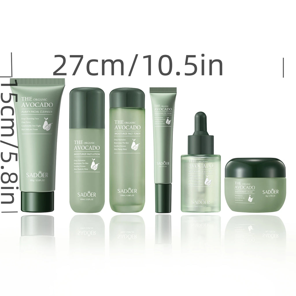 Avocado 6-In-1 Skin Care Set