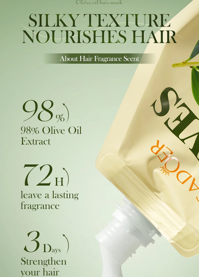 Olive Oil Collagen Hair Mask "1/2Bags"