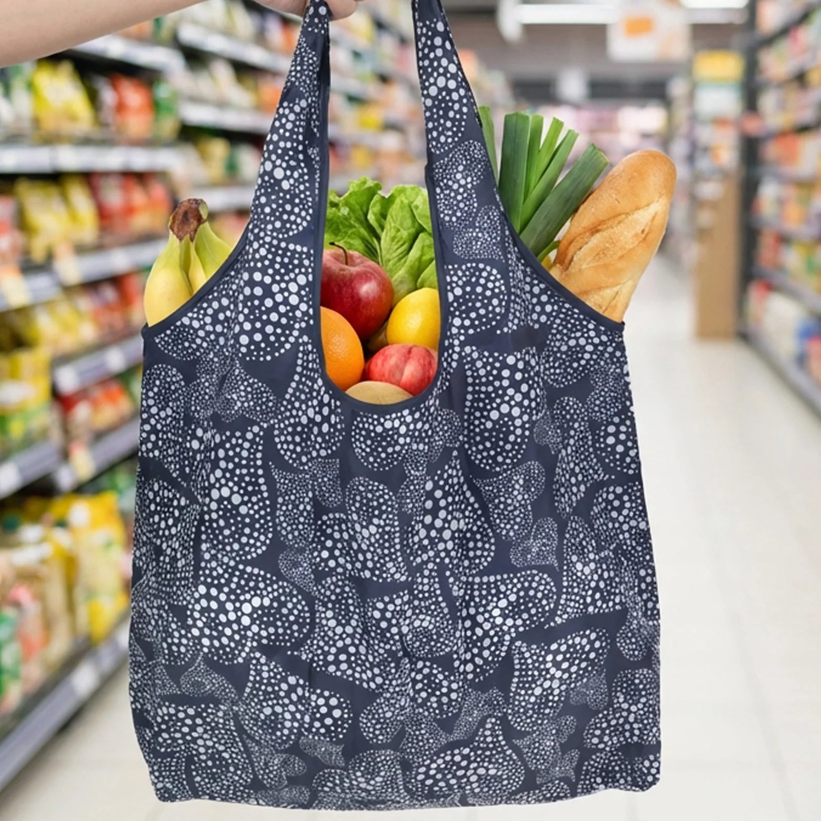Foldable Reusable Tote Bag