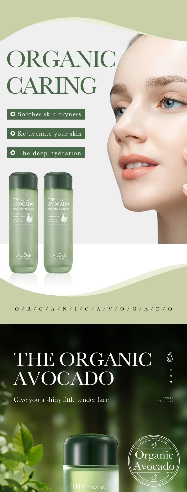 Avocado 6-In-1 Skin Care Set