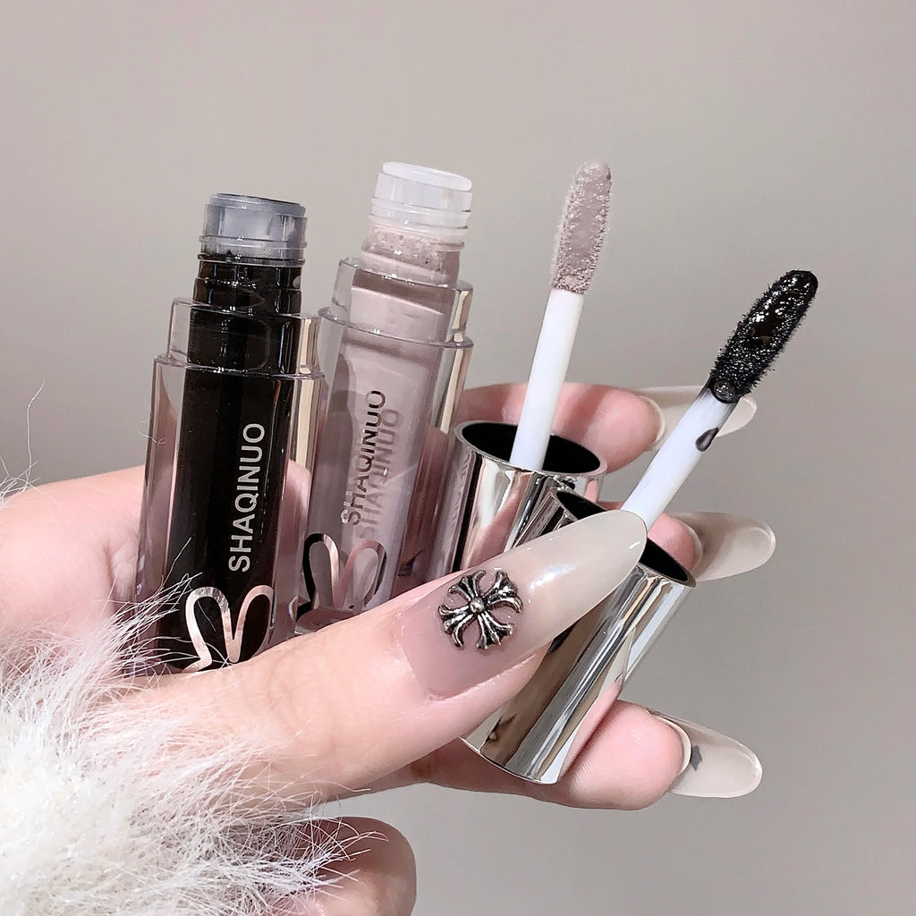 SHAQINUO  Black Silver Gray Lip Gloss