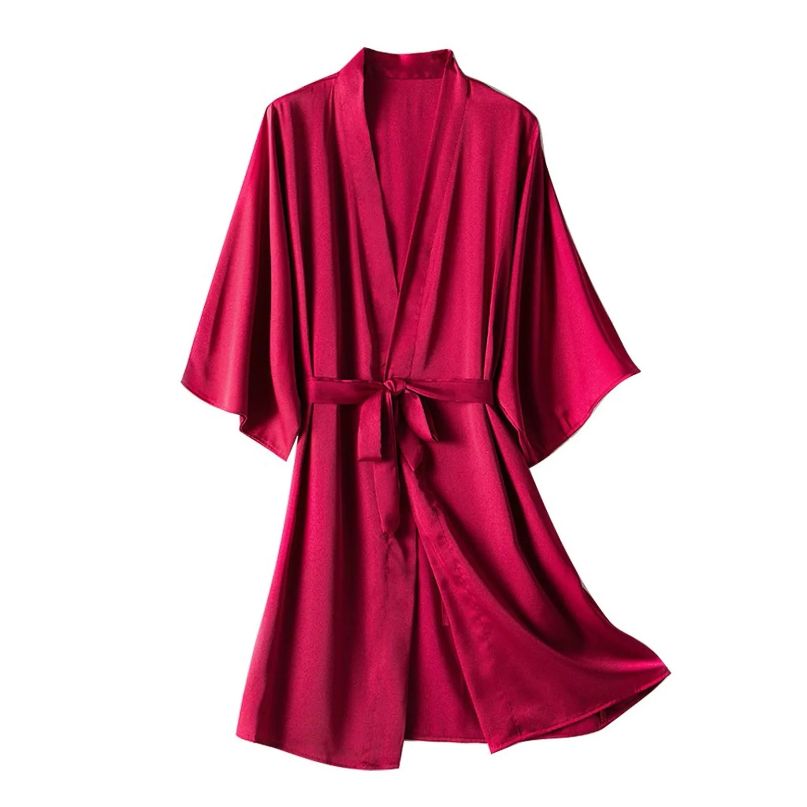 Women Satin Robe Set