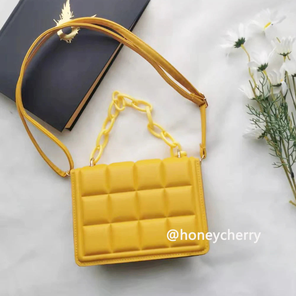 Honeycherry Flap Crossbody Mini Handbag