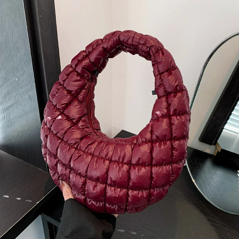 Quilted Embroidered Women's Bag