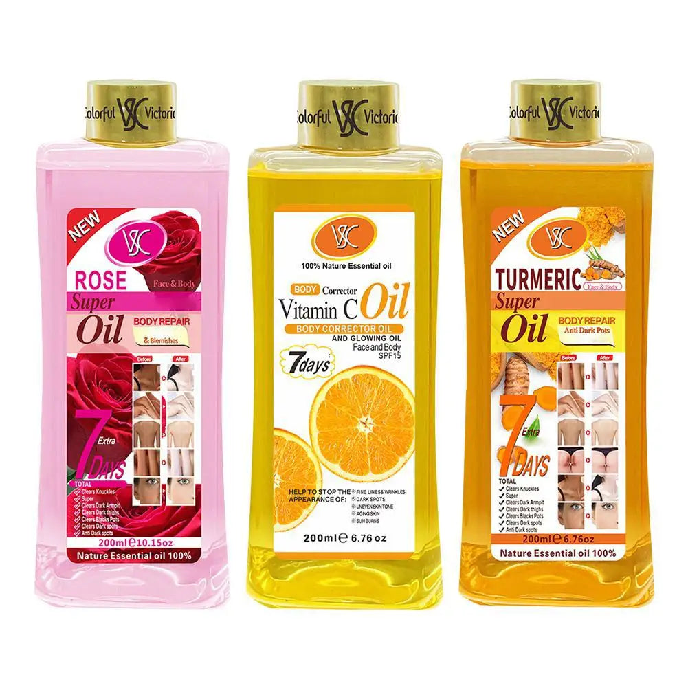 Turmeric Essential Body Oil/Rose/Vitamin C