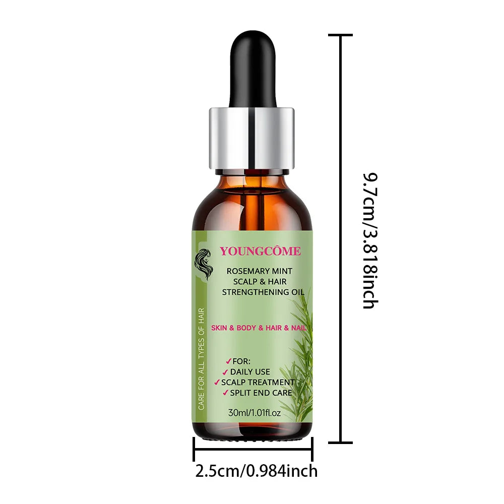 Rosemary Mint Scalp Hair Strengthening Oil