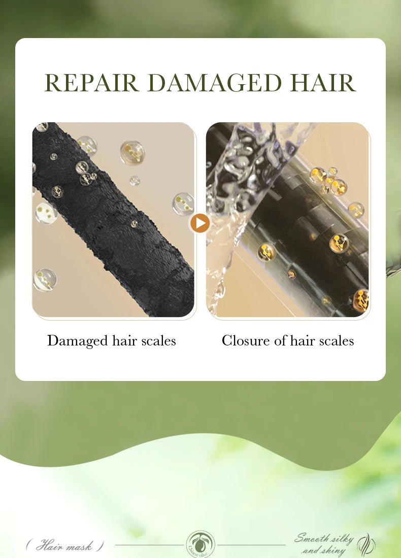 Olive Oil Collagen Hair Mask "1/2Bags"