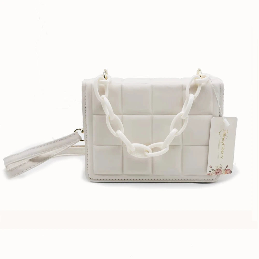 Honeycherry Flap Crossbody Mini Handbag