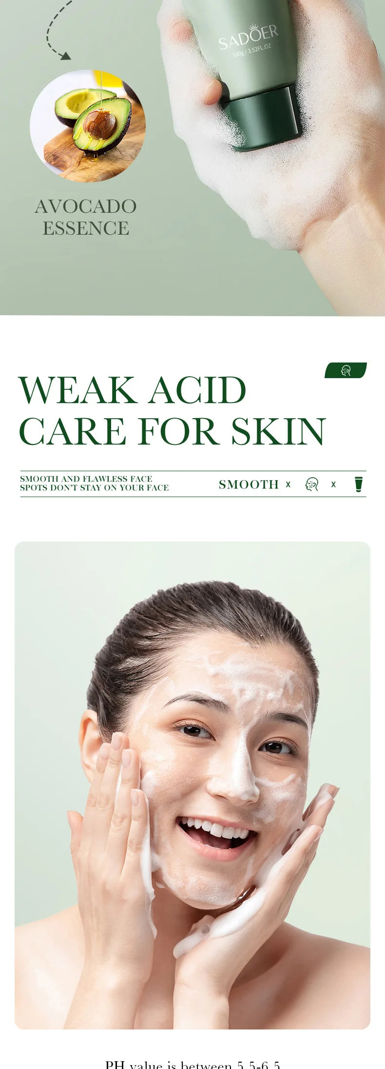Avocado 6-In-1 Skin Care Set
