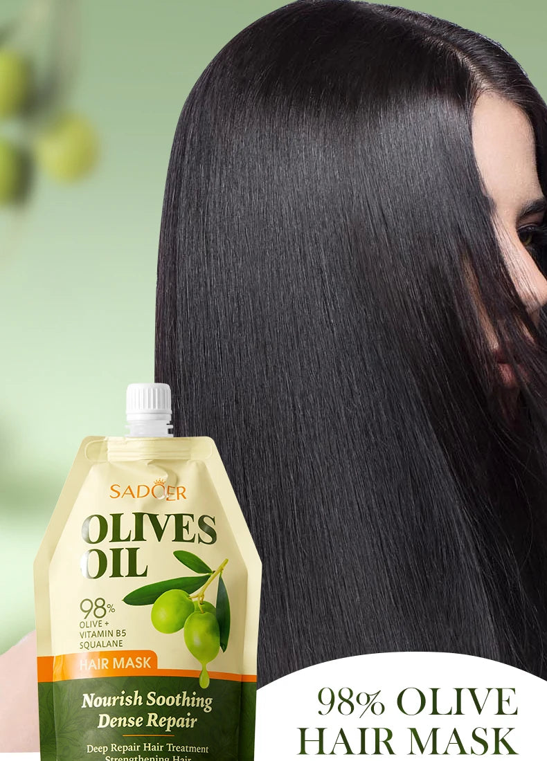 Olive Oil Collagen Hair Mask "1/2Bags"