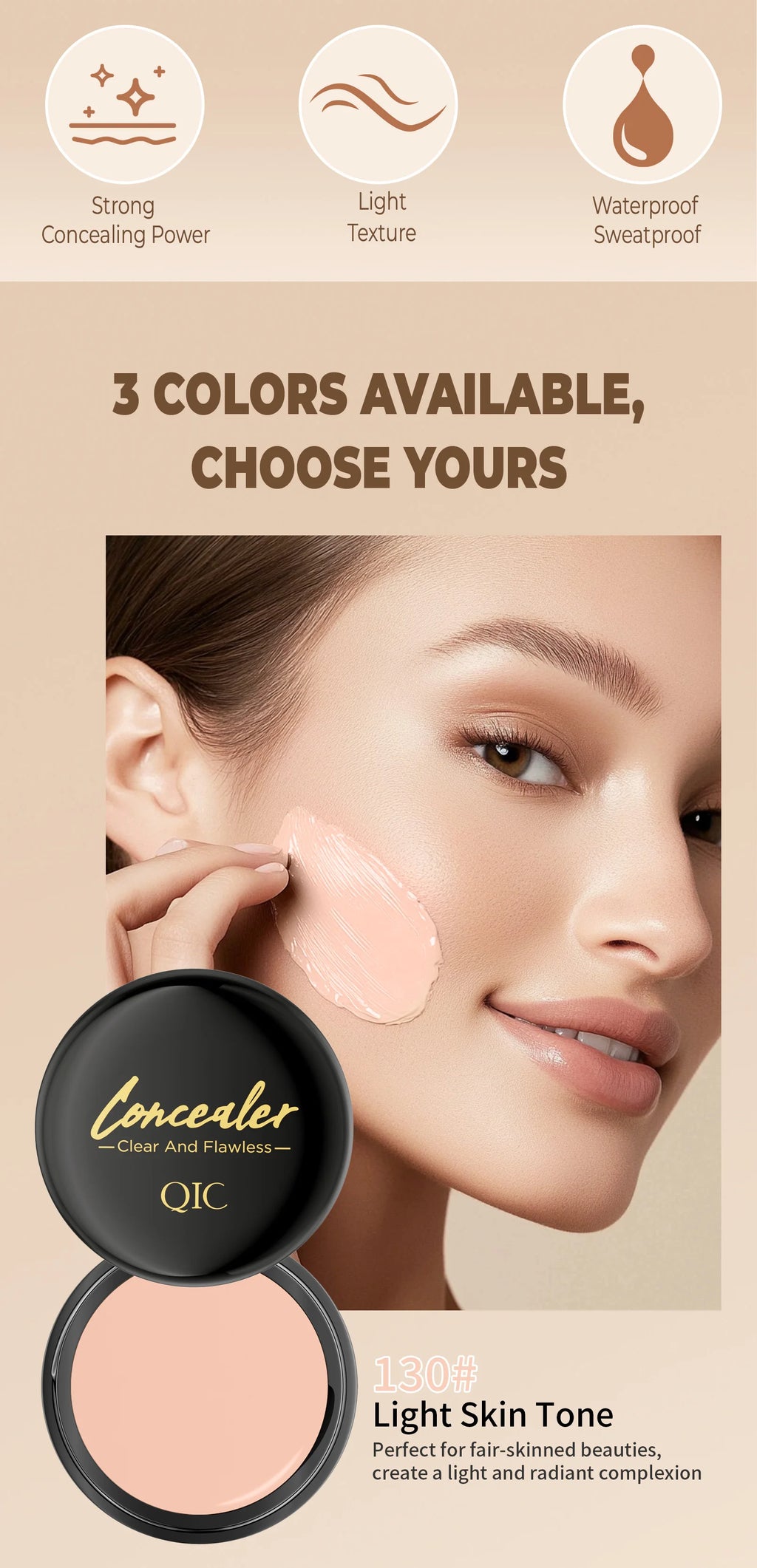 Hydrating Eye Brightening Concealer & Contour Cream