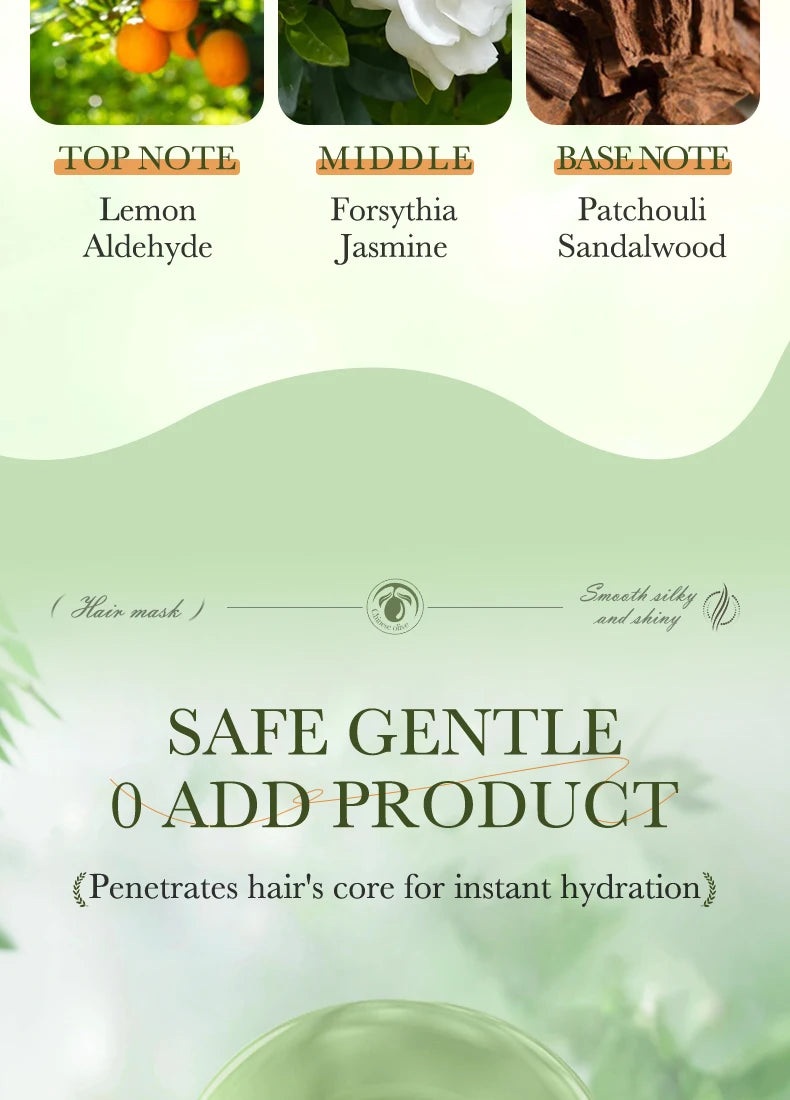 Olive Oil Collagen Hair Mask "1/2Bags"