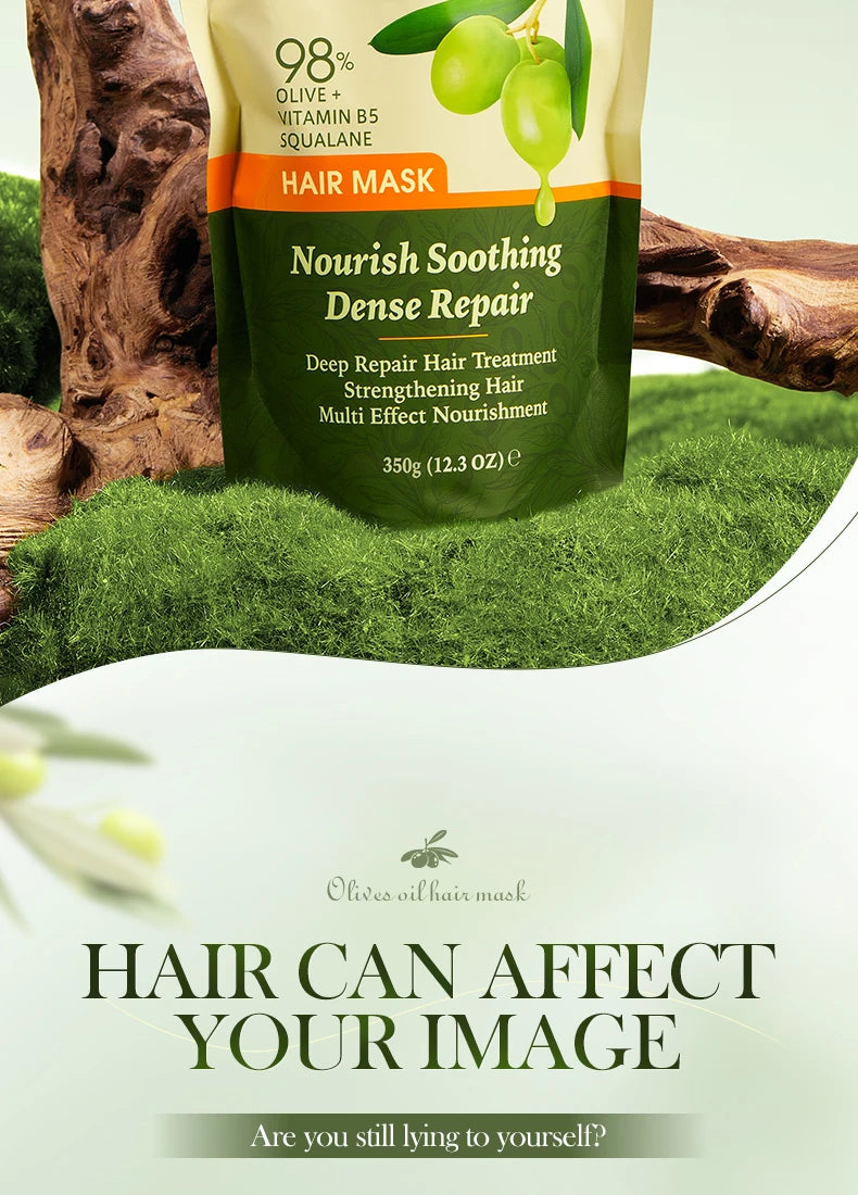 Olive Oil Collagen Hair Mask "1/2Bags"