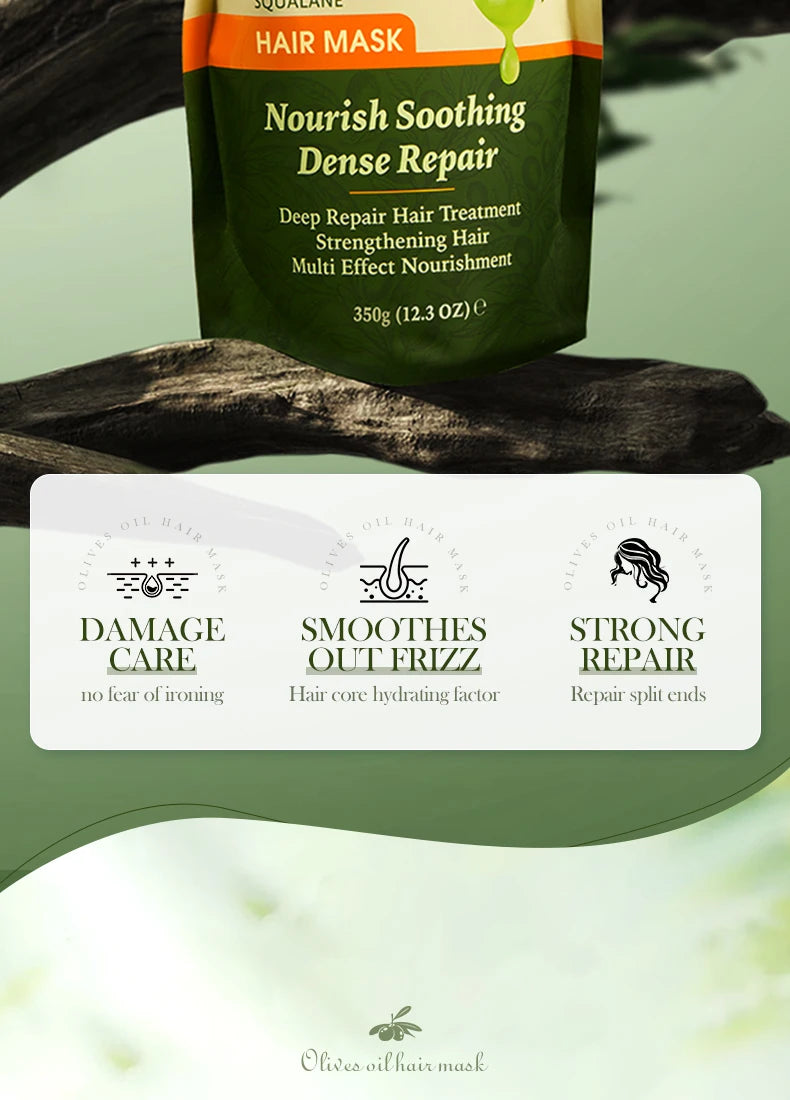 Olive Oil Collagen Hair Mask "1/2Bags"