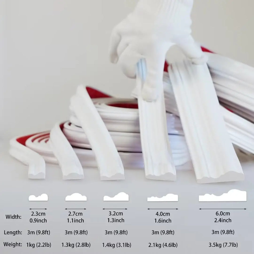 Tile Molding Trim Ceiling Borders "3m x 2.3cm"