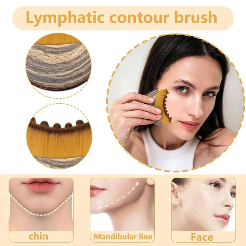 lymphatic Contour Massage Brush