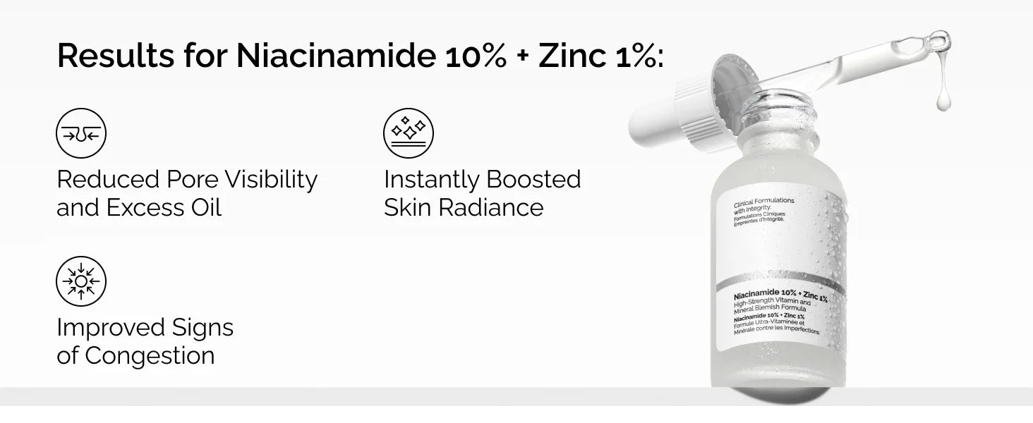 The Ordinary Facial Serum "10% Niacinamide+1% Zinc 30ml"