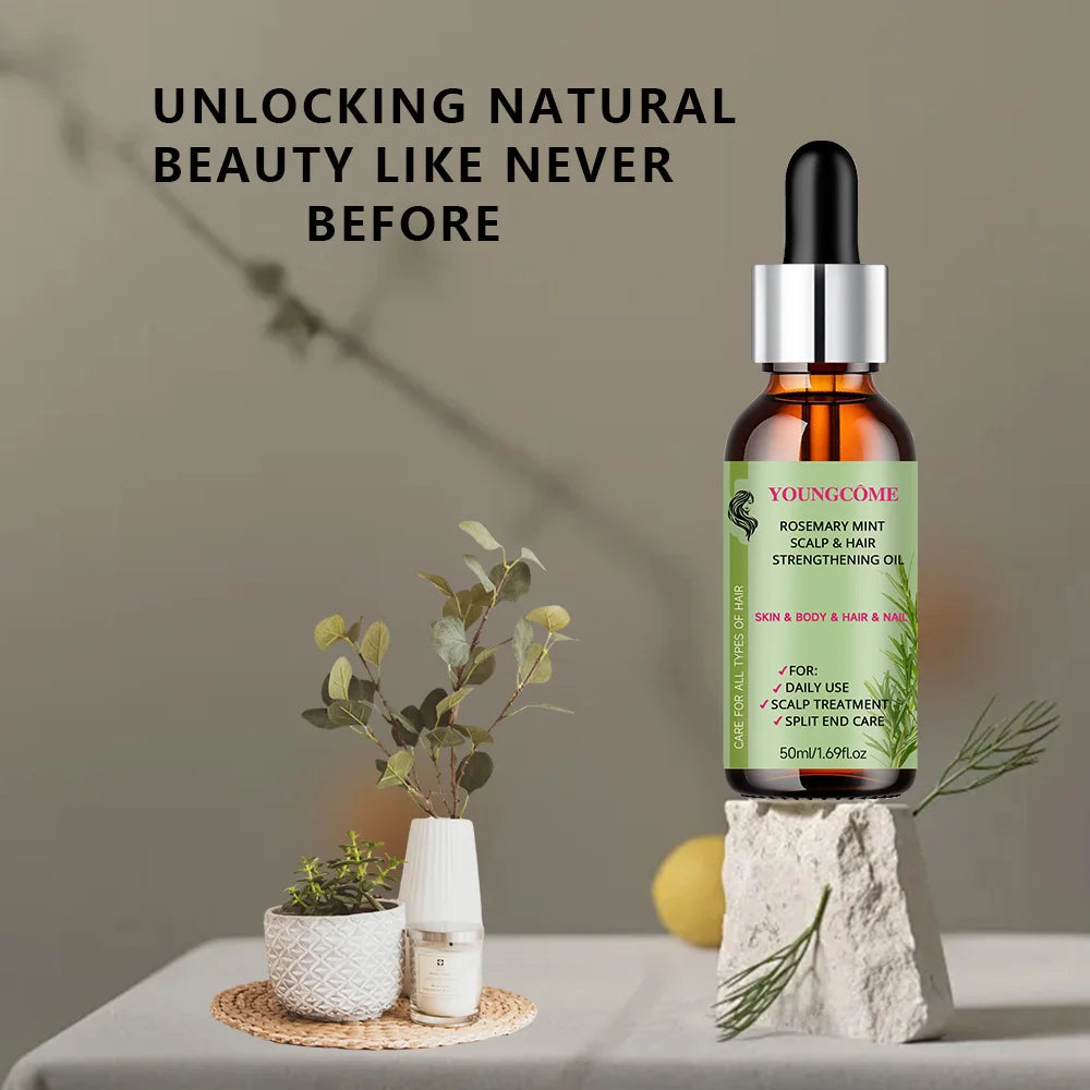 Rosemary Mint Scalp Hair Strengthening Oil