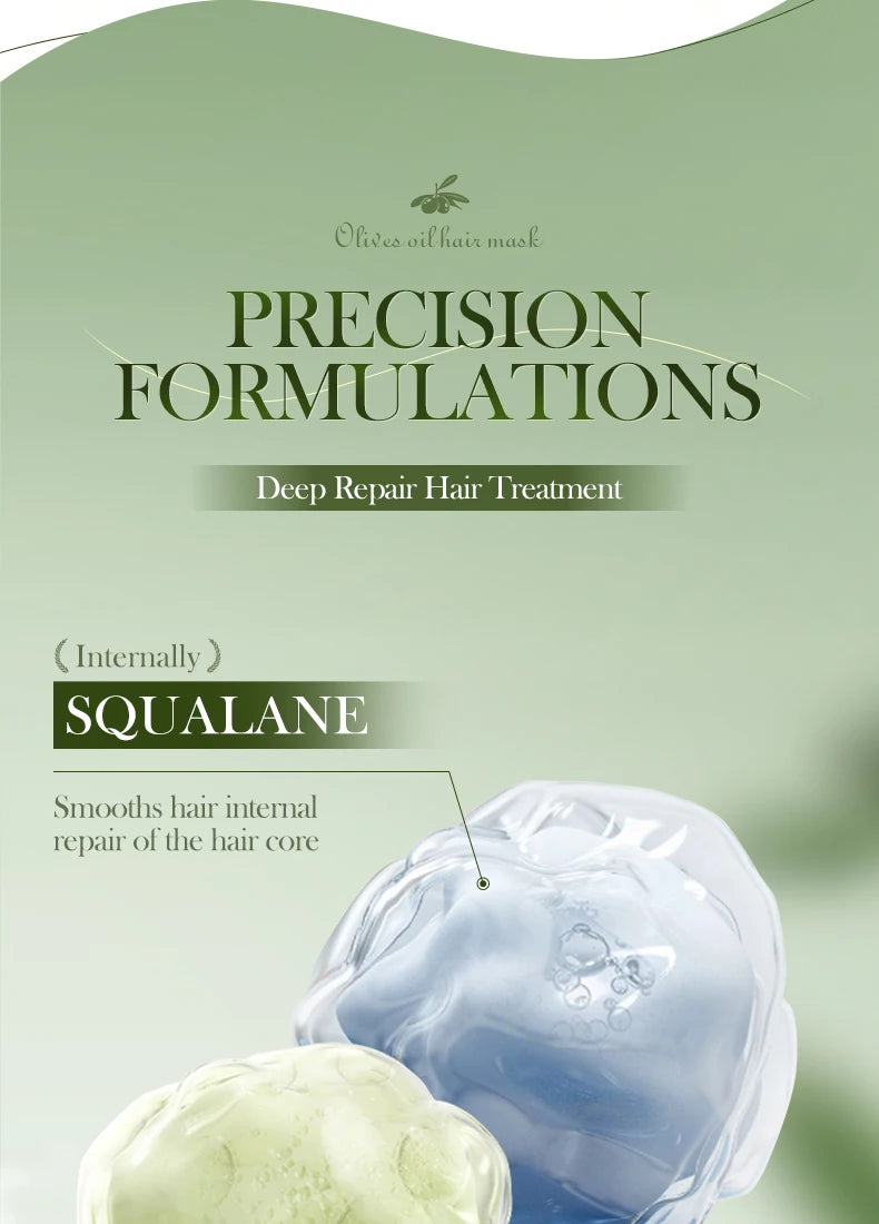 Olive Oil Collagen Hair Mask "1/2Bags"