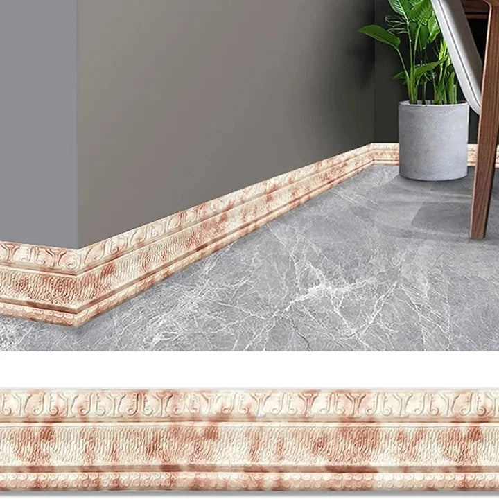 2.3m 3D Pattern Wall Trim