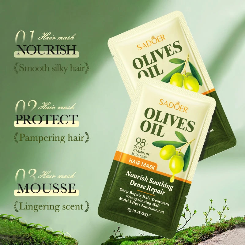 Olive Oil Collagen Hair Mask "1/2Bags"