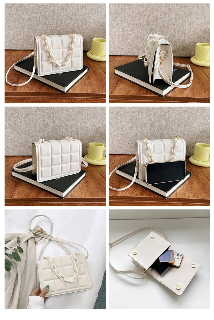 Honeycherry Flap Crossbody Mini Handbag