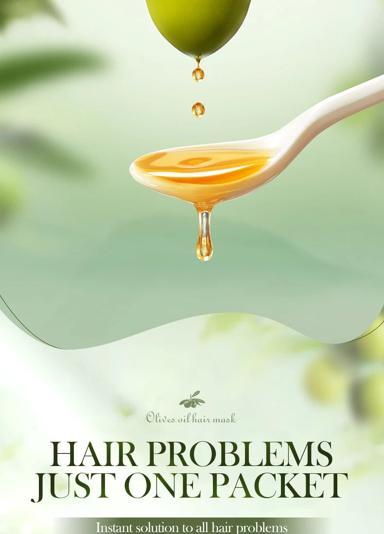 Olive Oil Collagen Hair Mask "1/2Bags"