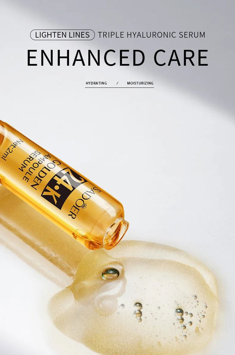Vitamin C 24K Gold Hyaluronic Acid Serum "7pcs/Kit"