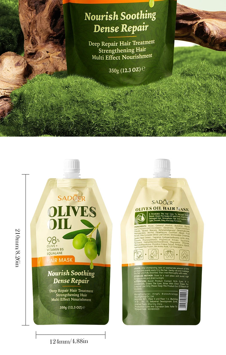Olive Oil Collagen Hair Mask "1/2Bags"