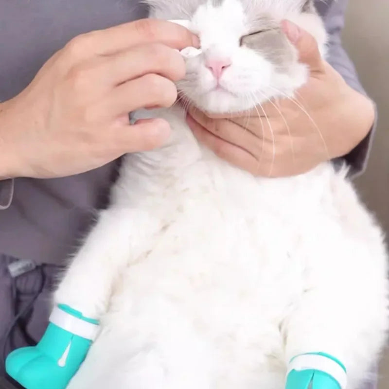 Anti-scratch Cat Foot Cover Shoes "4Pcs/Set"