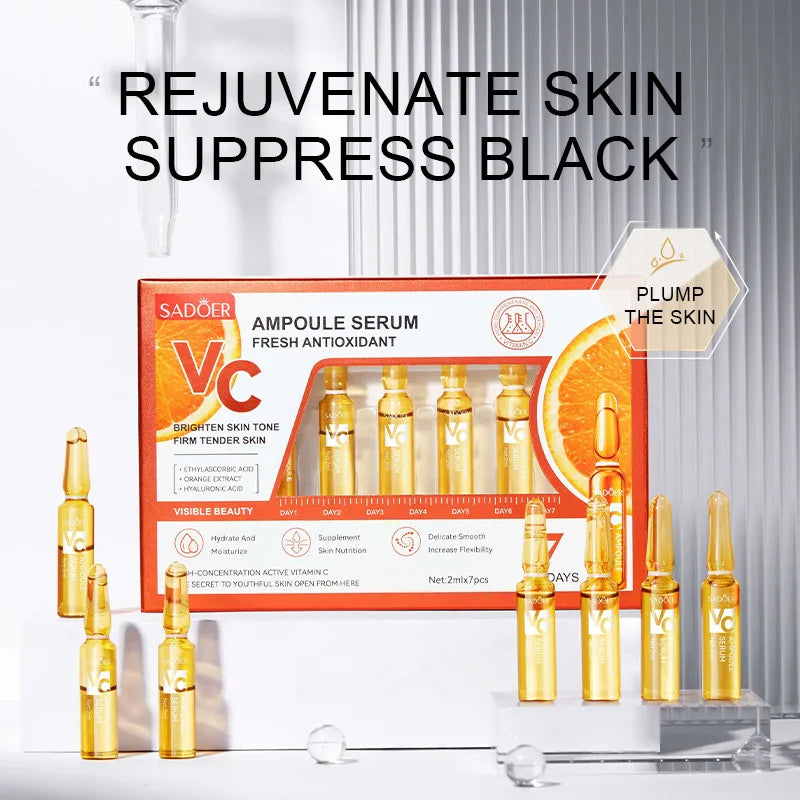 Vitamin C 24K Gold Hyaluronic Acid Serum "7pcs/Kit"