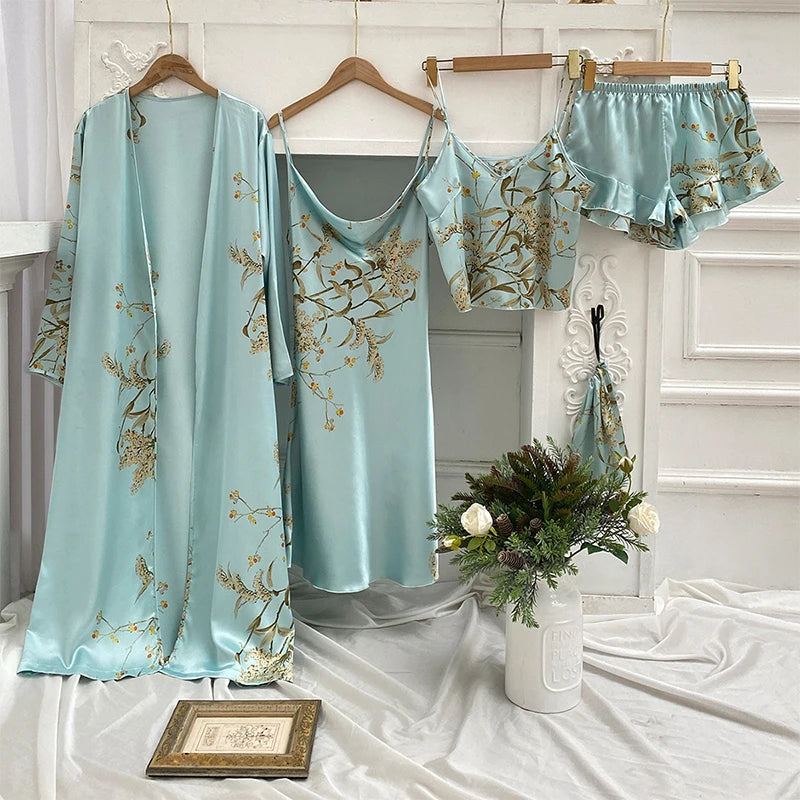 Women Robe Set "4PC"