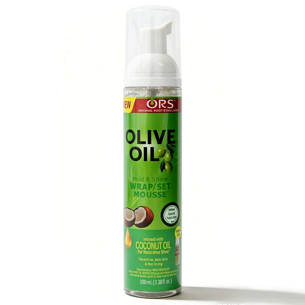 Olive Oil Hold & Shine Wrap/Set Mousse "100ML"