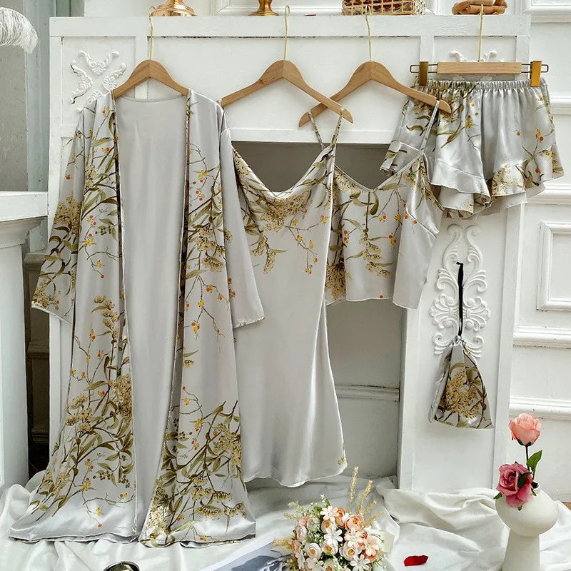 Women Robe Set "4PC"