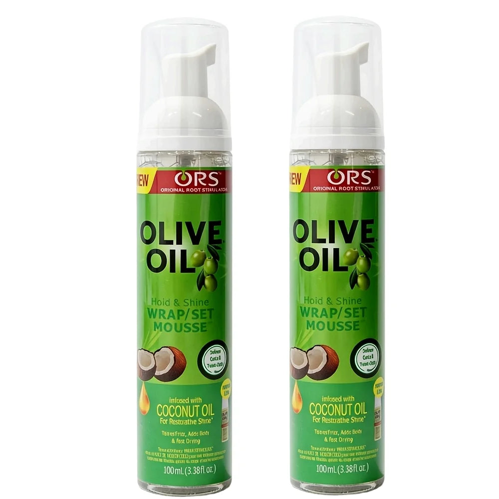 Olive Oil Hold & Shine Wrap/Set Mousse "100ML"