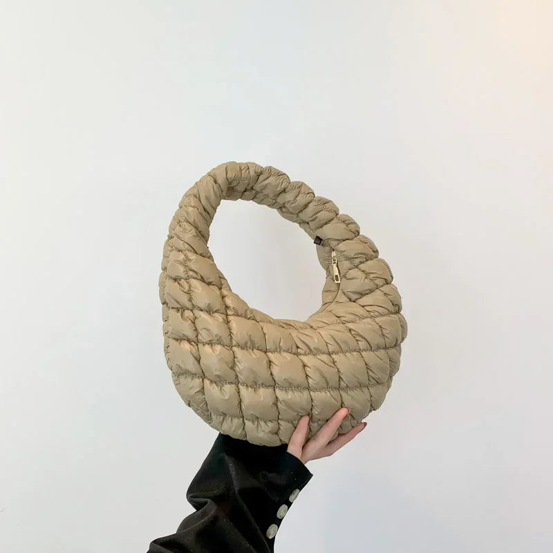 Quilted Embroidered Women's Bag