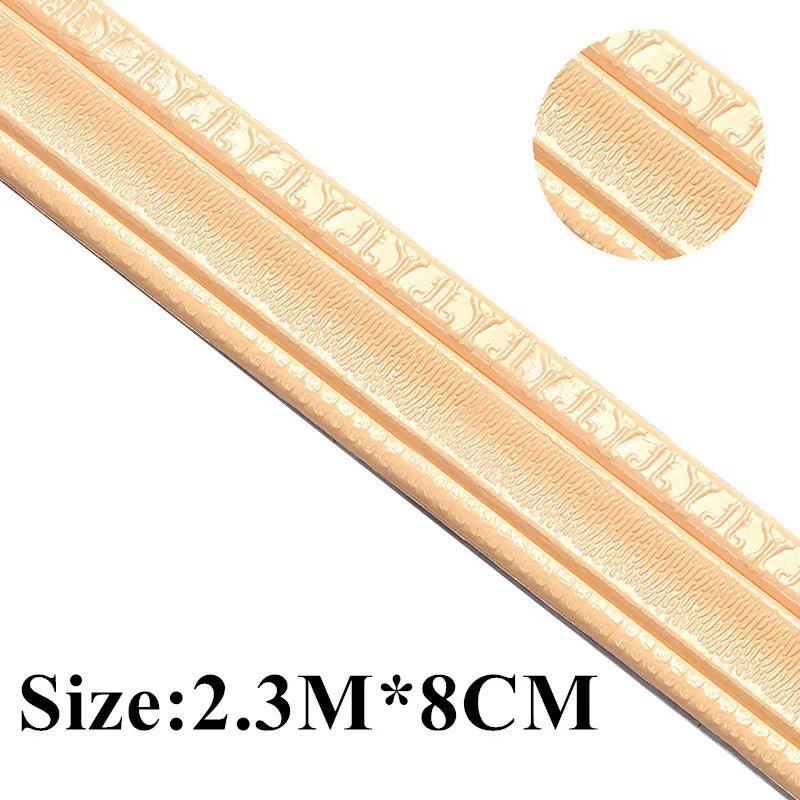 2.3m 3D Pattern Wall Trim