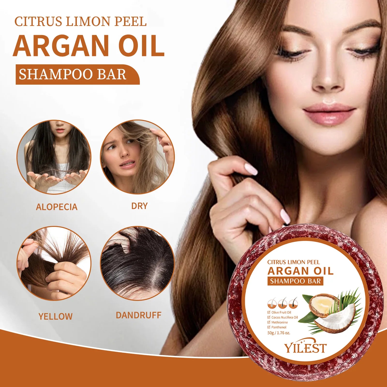 Argan Oil Shampoo Soap Bar