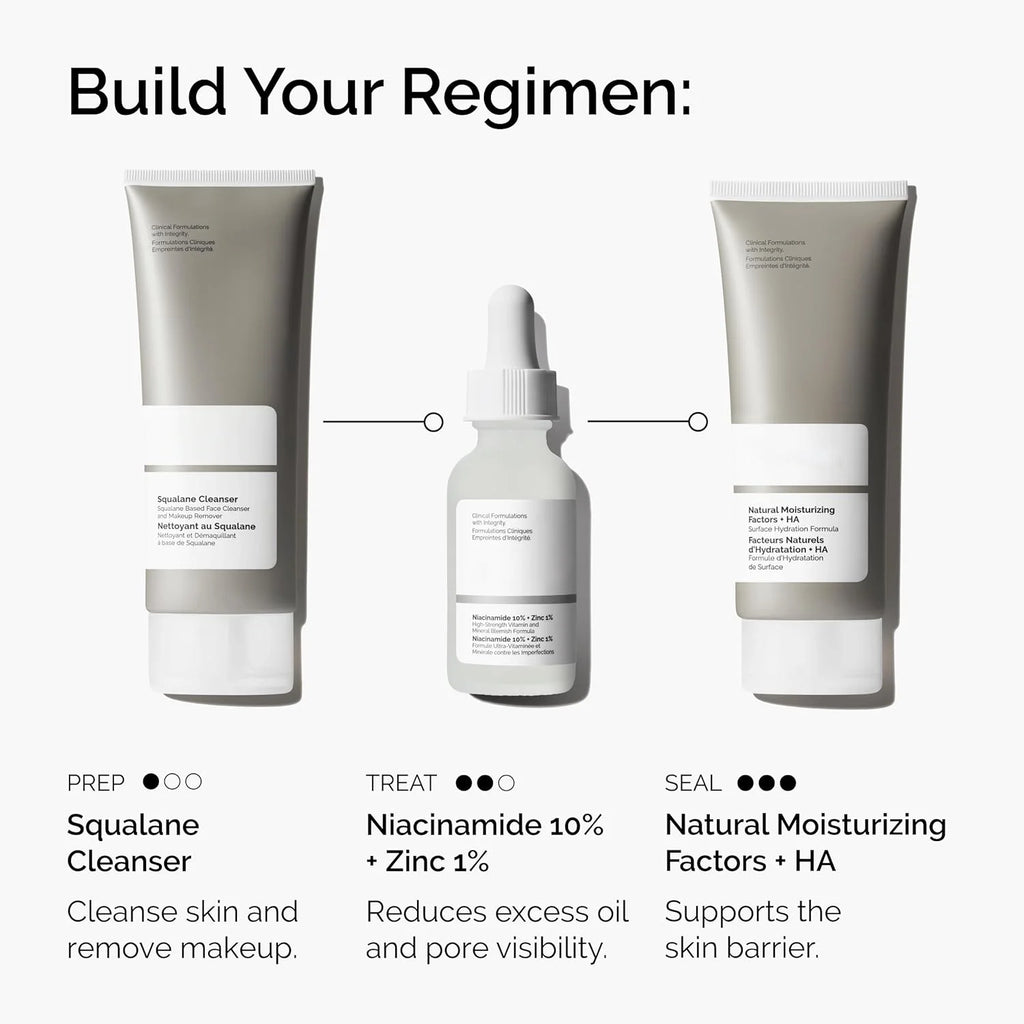 The Ordinary Facial Serum "10% Niacinamide+1% Zinc 30ml"