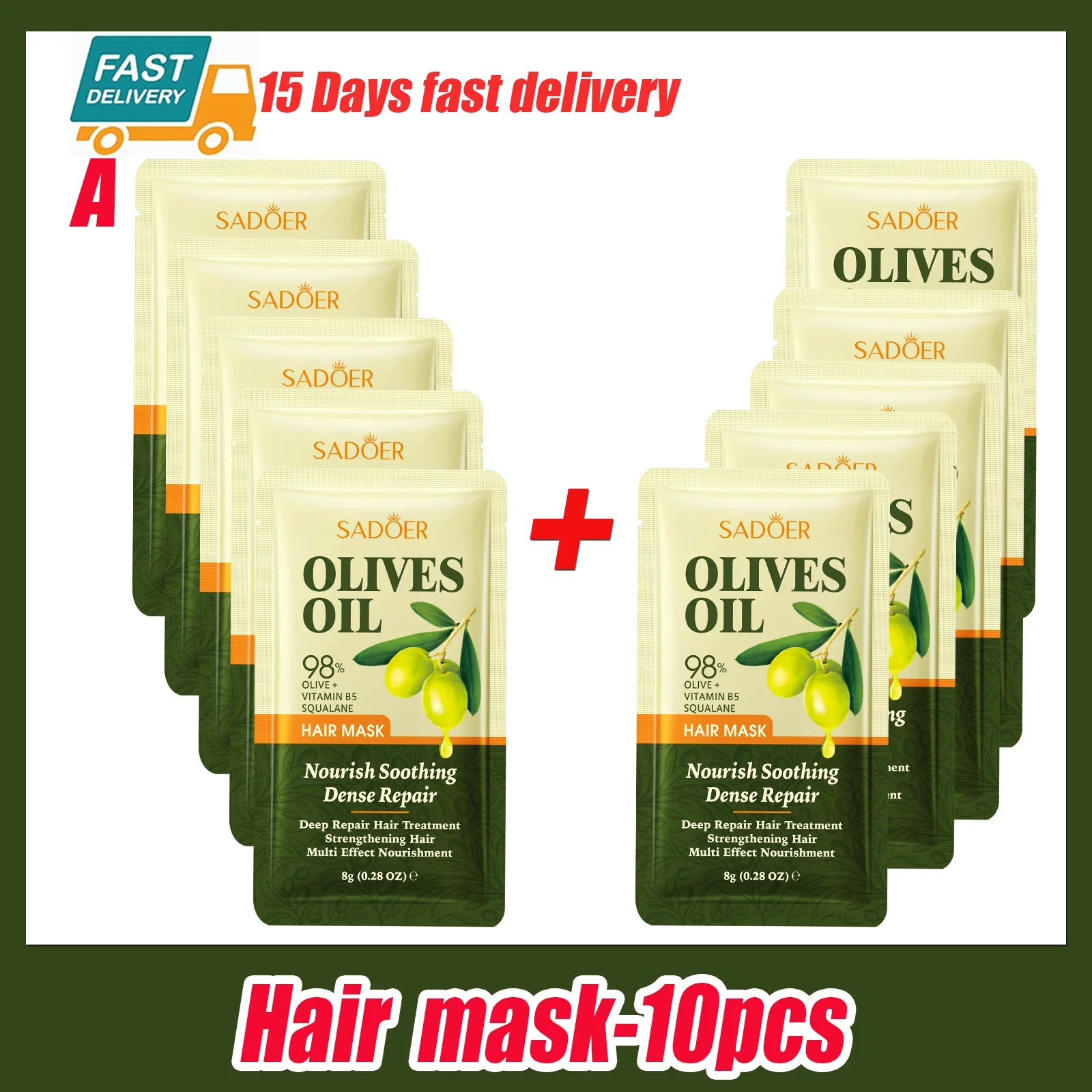 Olive Oil Collagen Hair Mask "1/2Bags"