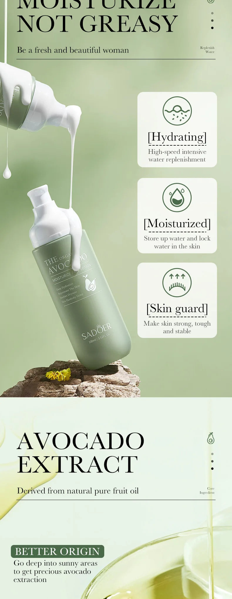 Avocado 6-In-1 Skin Care Set